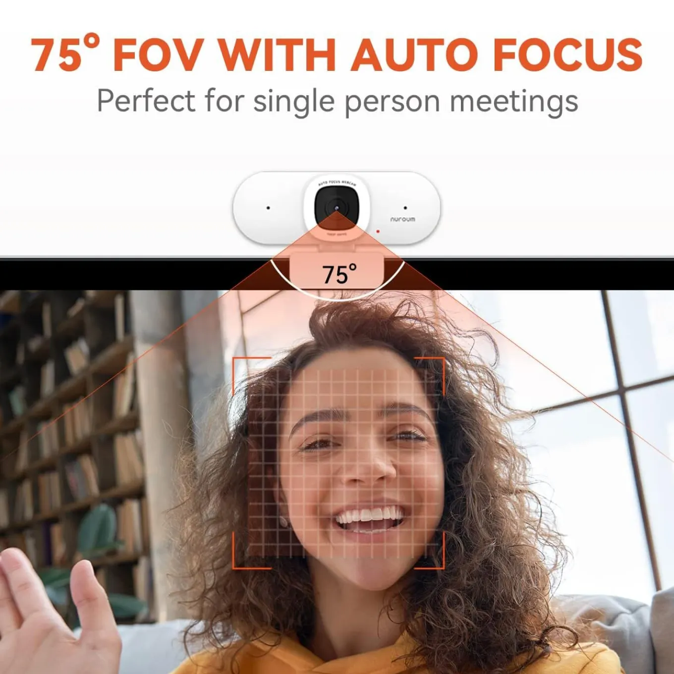 75° FOV with auto focus