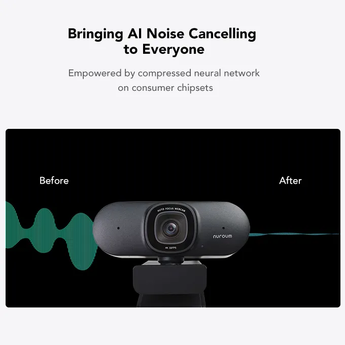 4K Webcam with 8MP Sony CMOS