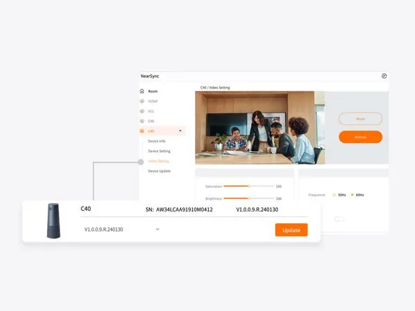 Nuroum NearSync para configuración personalizada