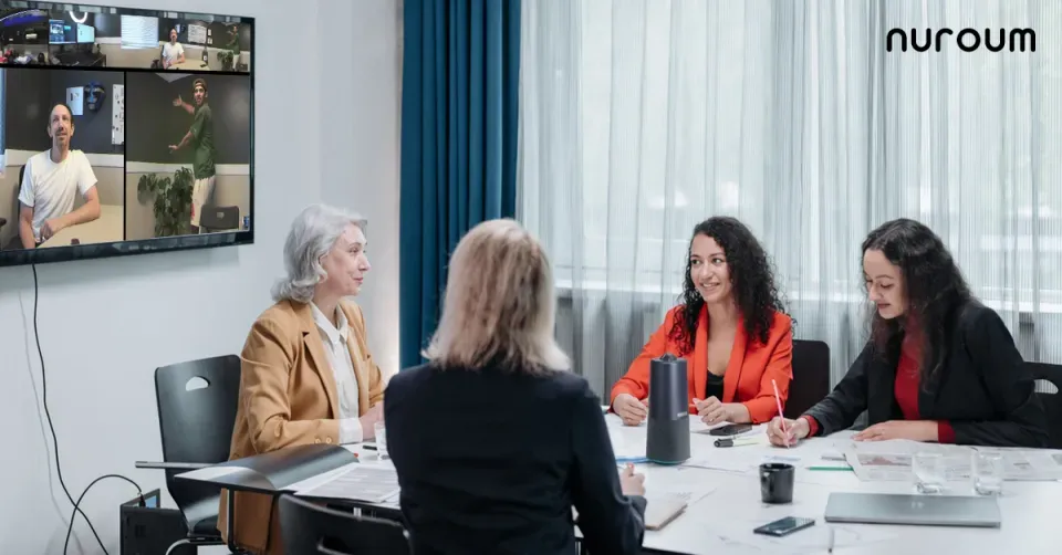 360°-Panorama-Meeting für kleine Räume