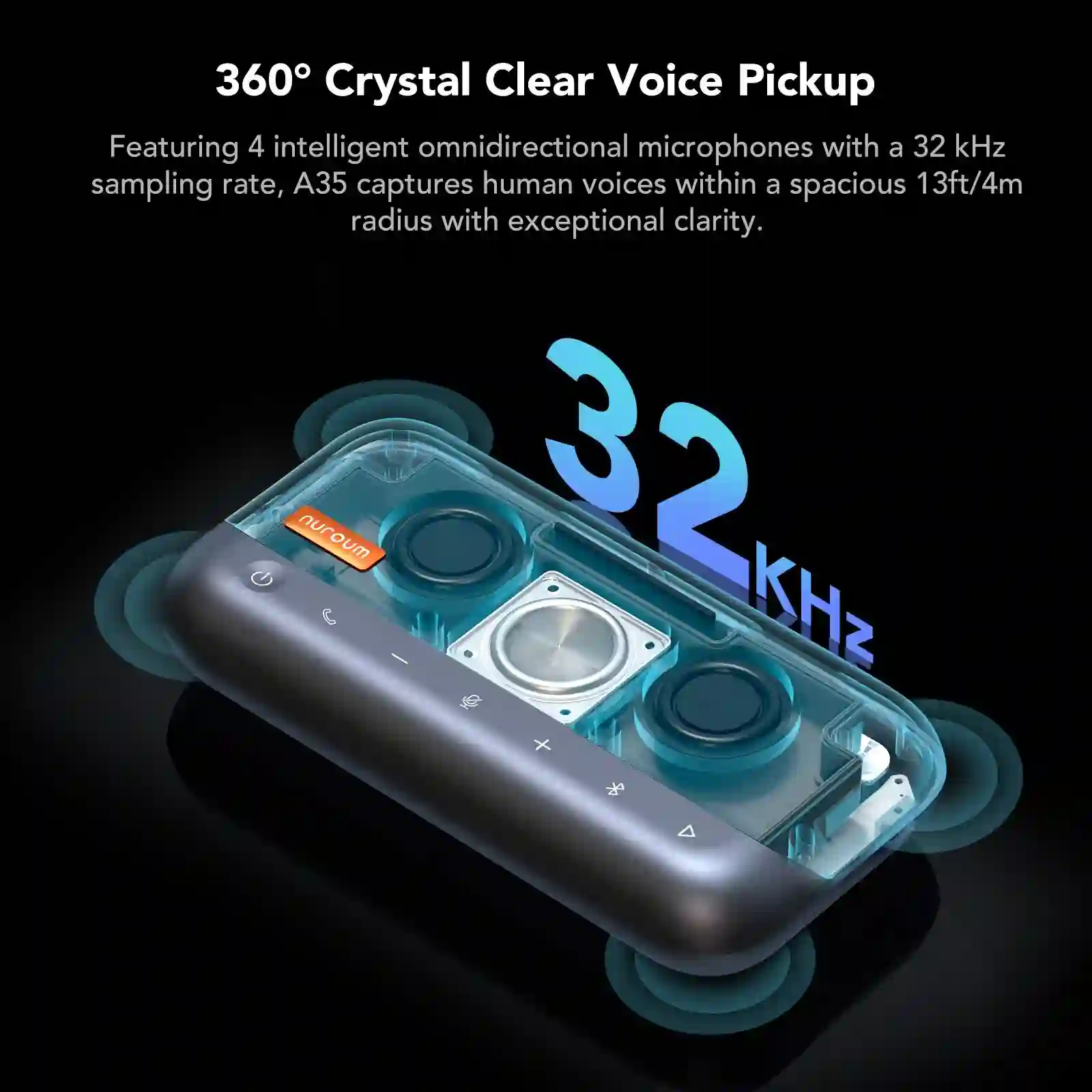A35*2 Audioqualität Max Professionelles Bluetooth-Lautsprecher für effektive Kommunikation