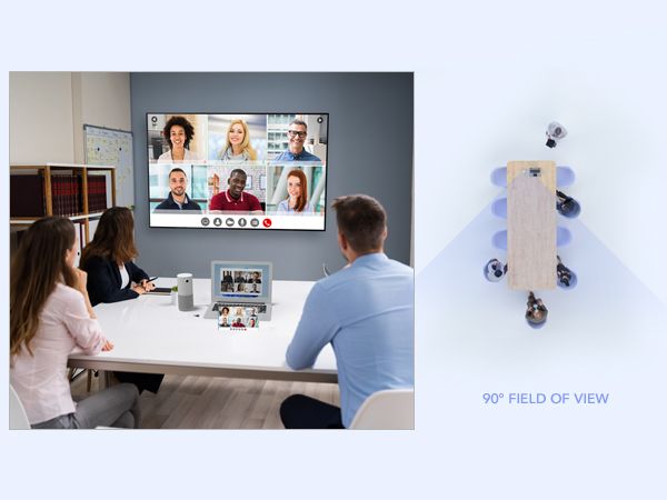 C10 All-in-one Conference Camera | 90° FOV, FHD 1080P, AI Noise-Cancel