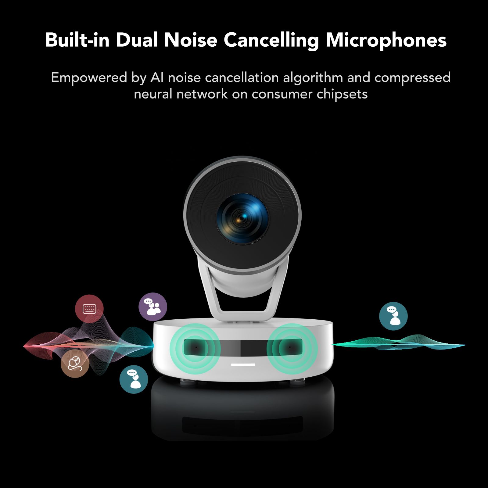 Nurom V403AI PTZ光学カメラ 本体 V403 PTZ Video Conference Webcam | Professional PTZ Webcam