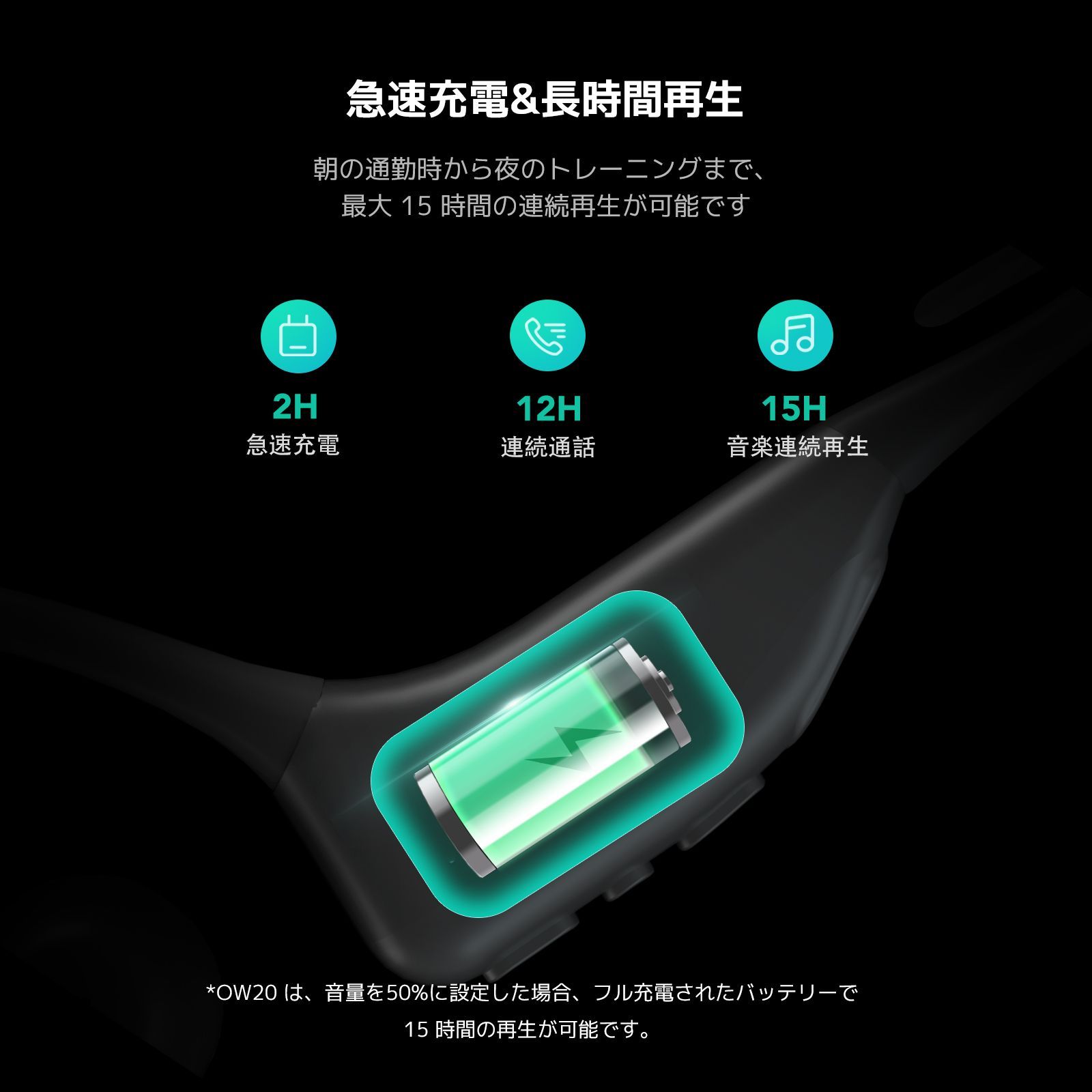 Nuroum OpenEar Pro2 Bluetoothイヤフォン ブラック Amazon.co.jp: Nuroum OpenEar Pro2 オープンイヤー イヤホン