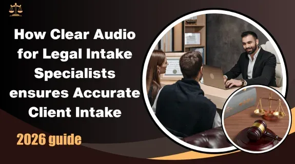 How Clear Audio for Legal Intake Specialists Ensures Accurate Client Intake banner