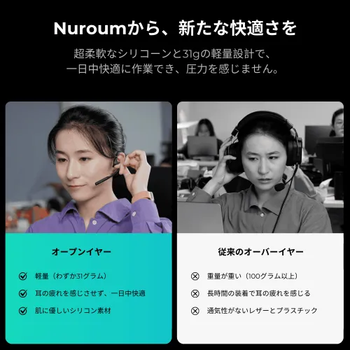 Nuroum OpenEar Pro 2｜ビジネスに最適なオープンイヤー