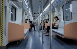 On the train