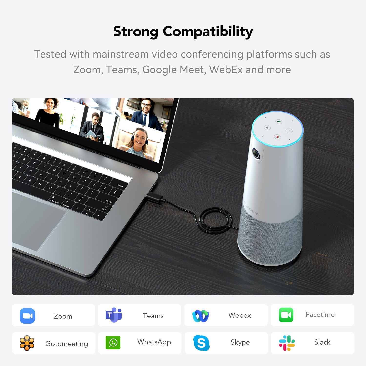 NUROUM C20WEBカメラでオンライン会議を一新。