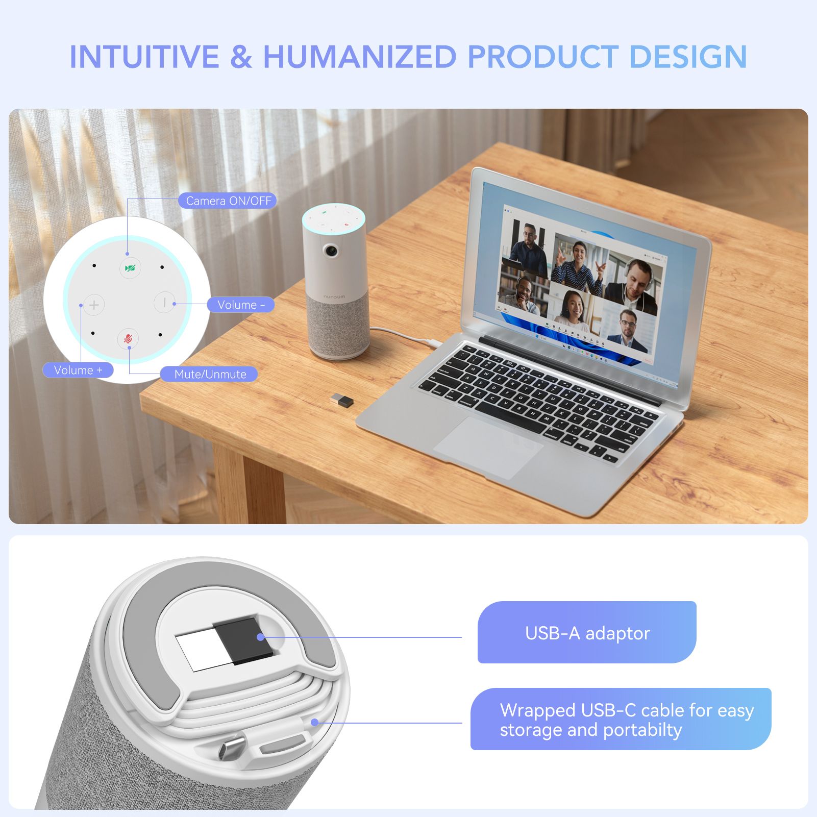 NUROUM C10ウェブカメラでワークスペースを一新