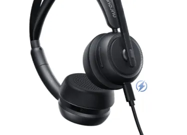 wireless headphone with noise cancelling mic with 2 charging ways