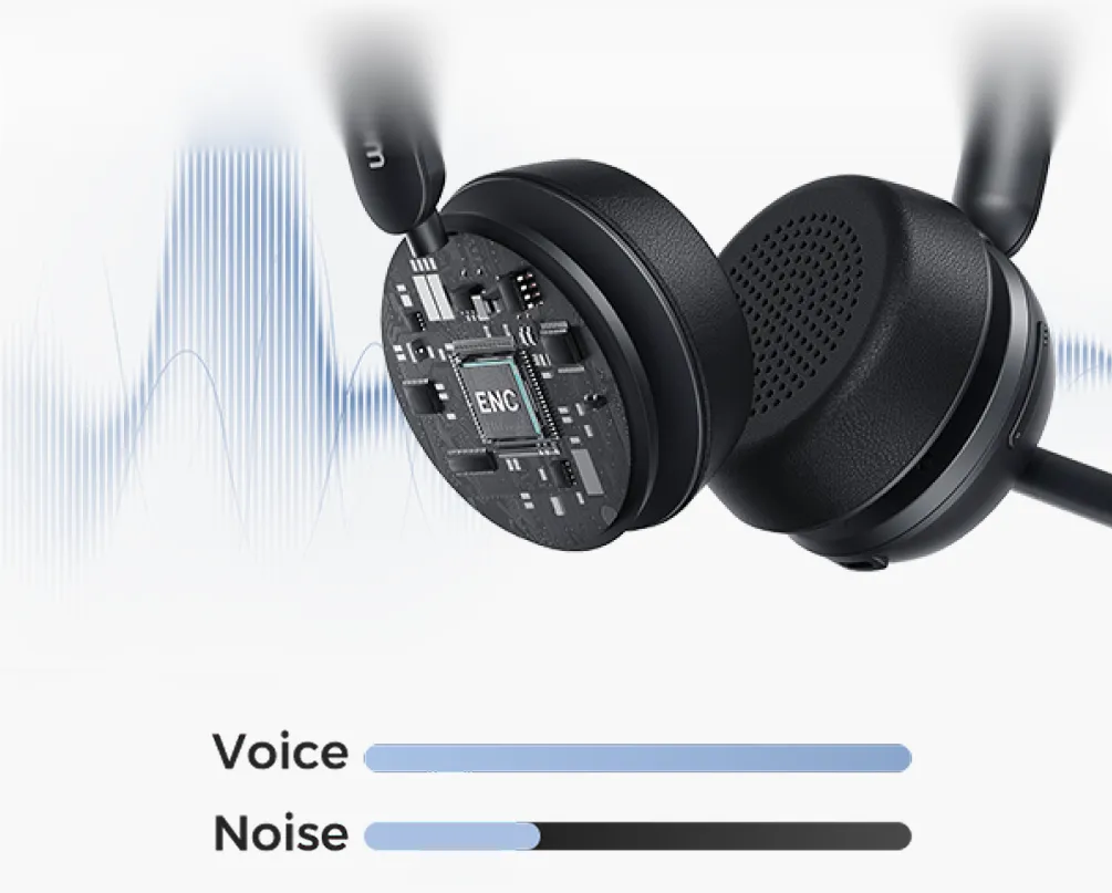 bluetooth noise cancelling headset with mic noise cancelling mic mb
