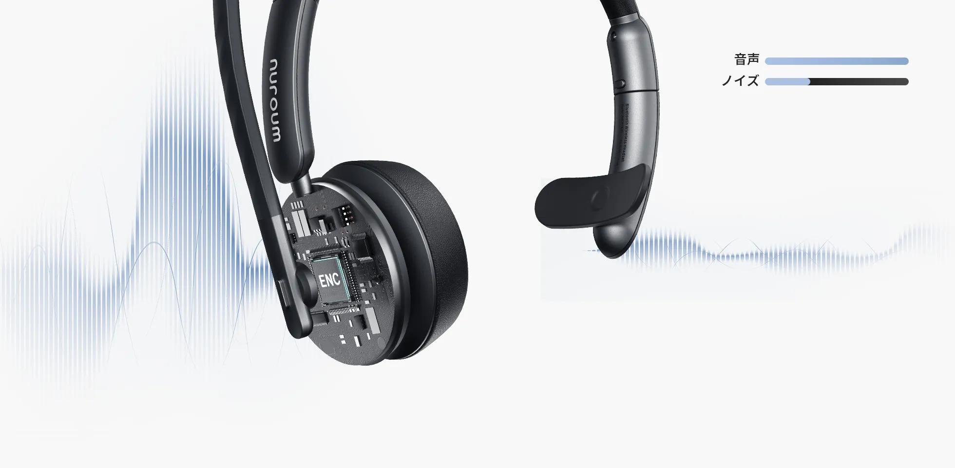 bluetooth noise cancelling headset with mic noise cancelling mic pc
