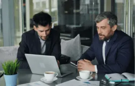 business people have trouble with online meetings