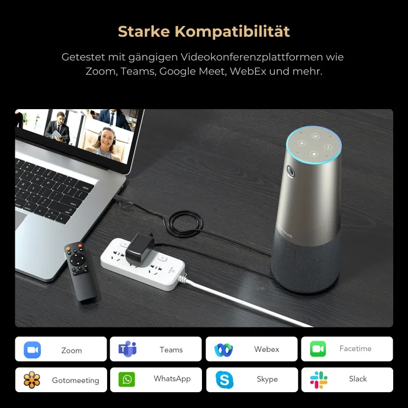C46 All-in-One 4K Meeting-Kamera für professionelle Gruppenbesprechungen