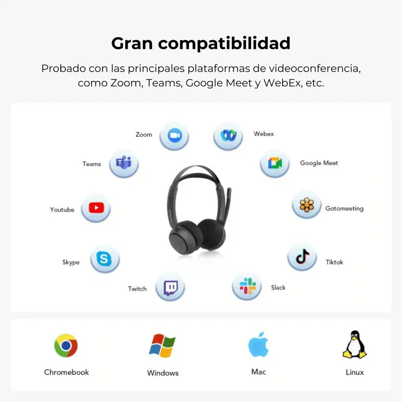 HP31S Comodidad ante todo auricular Bluetooth diseñado para llamadas de conferencia sin ruido