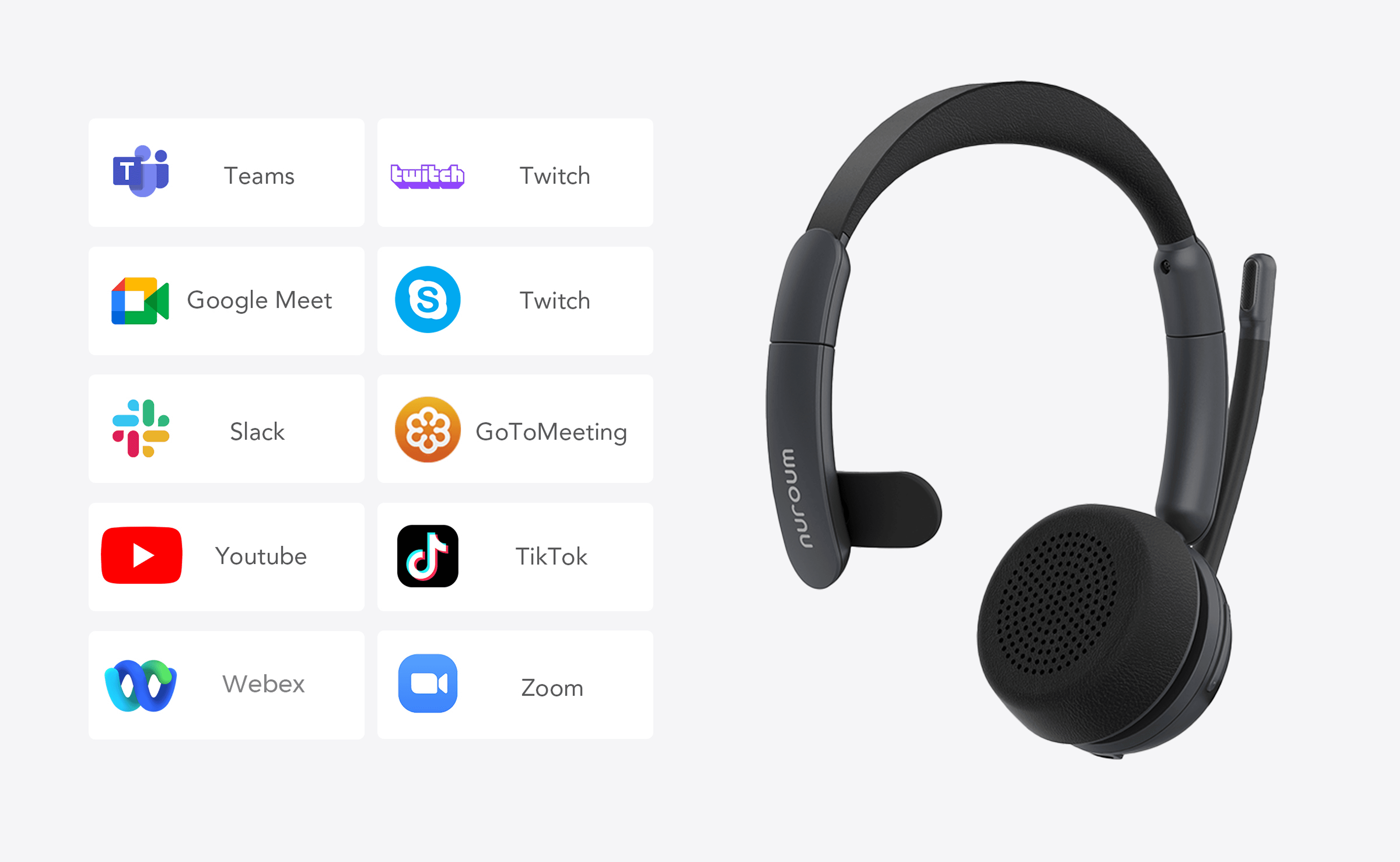 Casque Bluetooth Professionnel Nuroum HP31D - Réduction Bruit ENC, 45h Autonomie - Pour Télétravail, Appels - 10