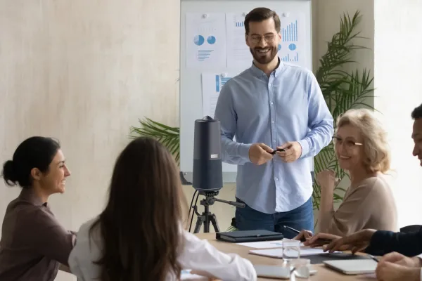 360 pro video conferencing camera for Dynamic Collaborative Brainstorming