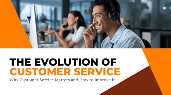 evolution of customer service blog banner