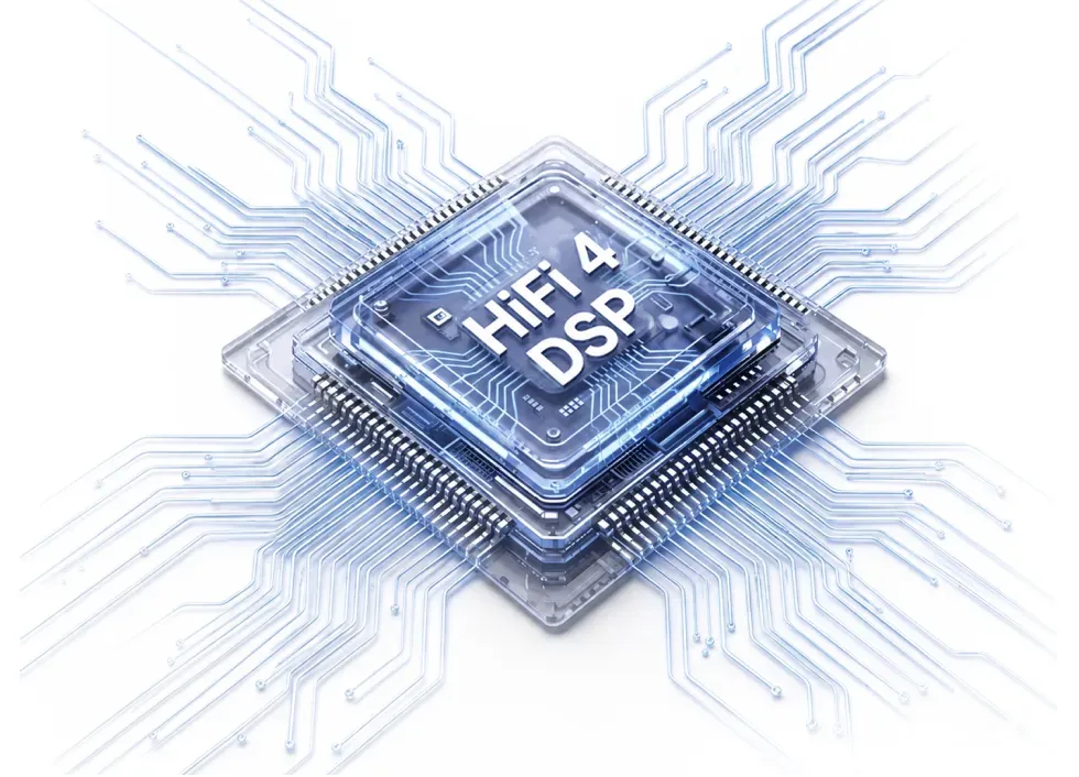generous bluetooth soc with hifi dsp of wireless headphones with noise cancelling mic