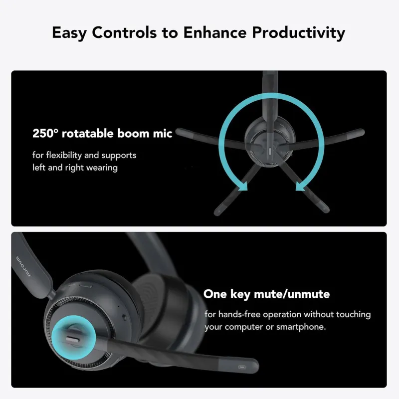 HP31SU Comodidad ante todo auricular Bluetooth diseñado para llamadas de conferencia sin ruido