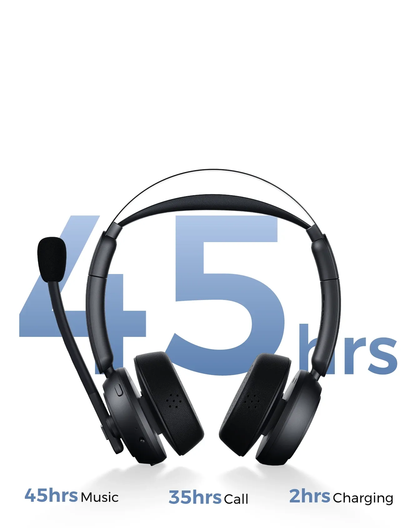 HP31D Noise Cancelling Headphones for Work | USB Dongle & Charging
