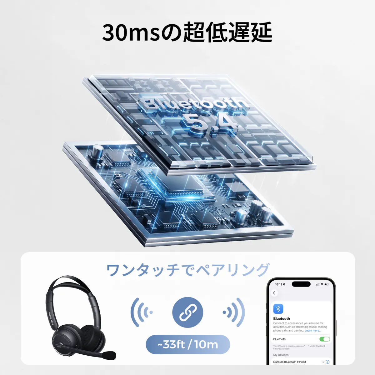 noise cancelling headphones for call center bluetooth 5.4