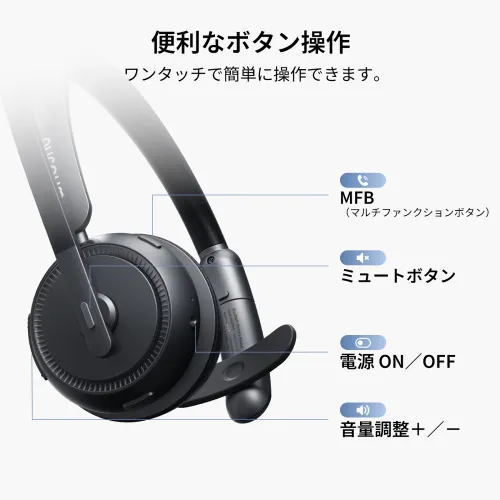 noise cancelling headphones for call center buttons hp31s
