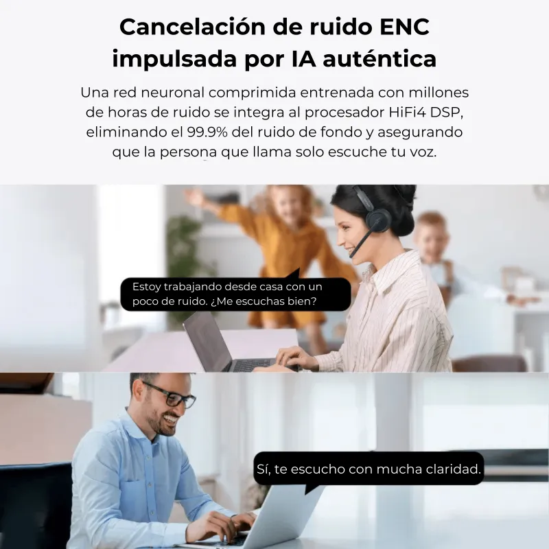 HP31D Comodidad ante todo auricular bluetooth diseñado para llamadas de conferencia sin ruido