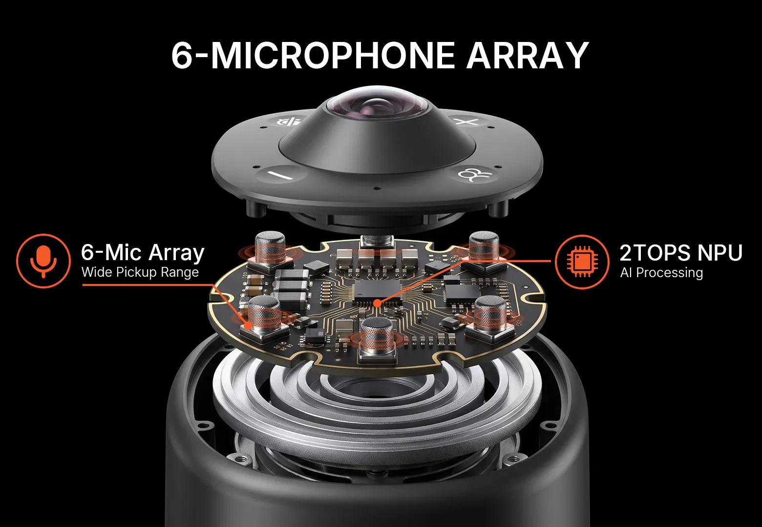 nuroum 360 pro six microphone array