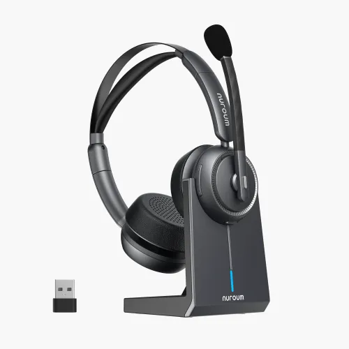 noise cancelling headphone black with usb dongle