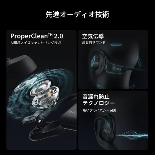 Nuroum OpenEar Pro 2｜ビジネスに最適なオープンイヤーワイヤレス