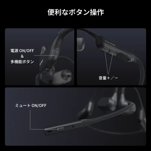Nuroum OpenEar Pro2（USB-Aレシーバー） ヘッドセット Nuroum OpenEar Pro 2｜ビジネスに最適なオープンイヤーワイヤレス