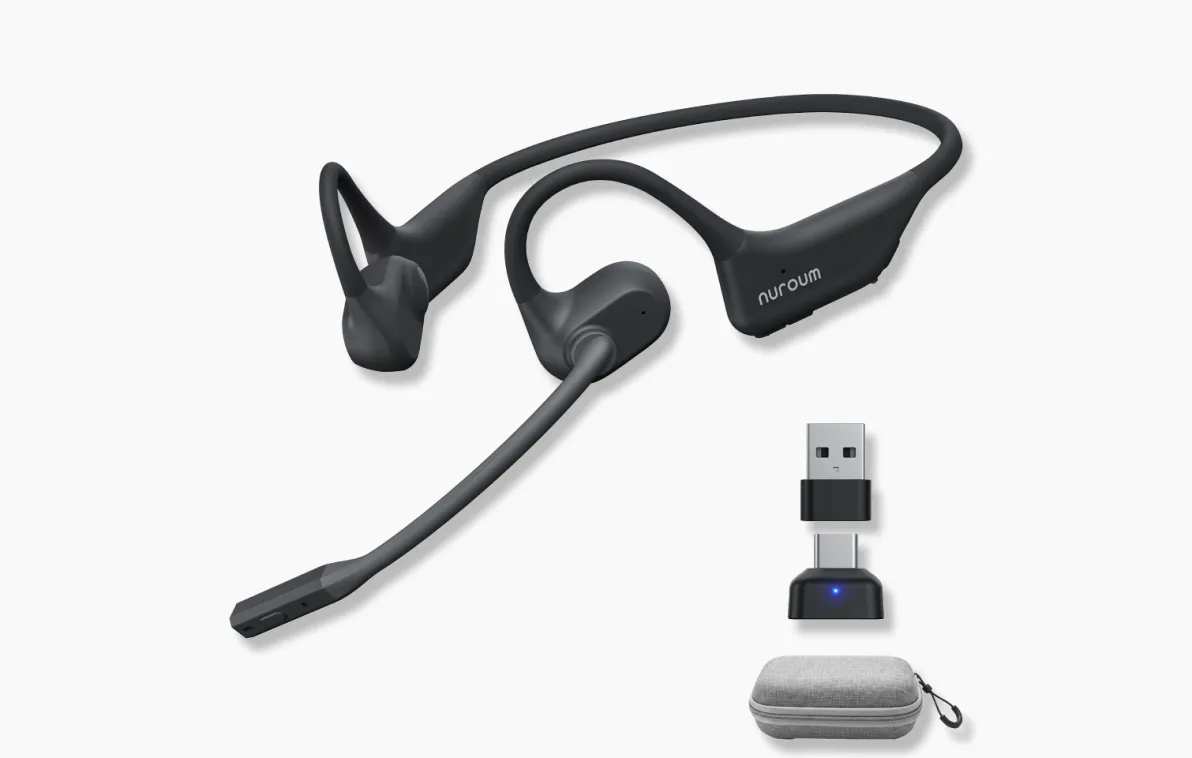 open ear headset with mic