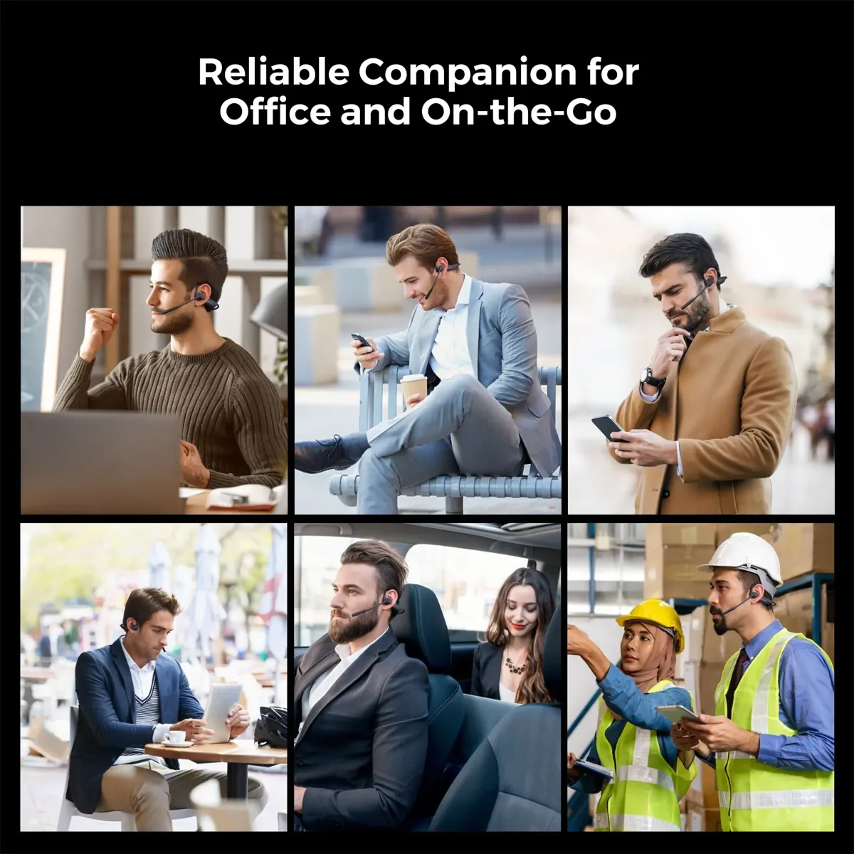 we can use open ear wireless headphones with microphone​ in these six scenarios