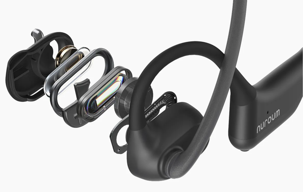 open ear headset with mic tech