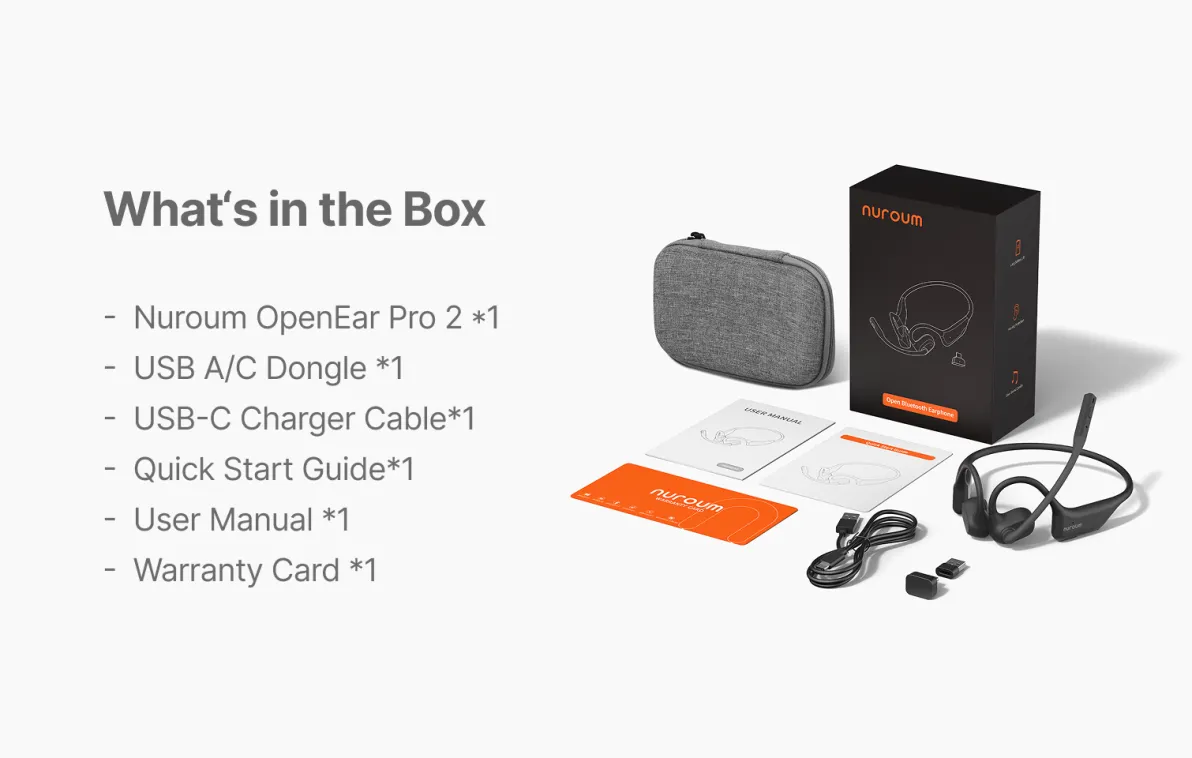 open ear headset with mic unboxing