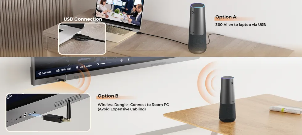 Plug & Play in Seconds with Wireless Dongle
