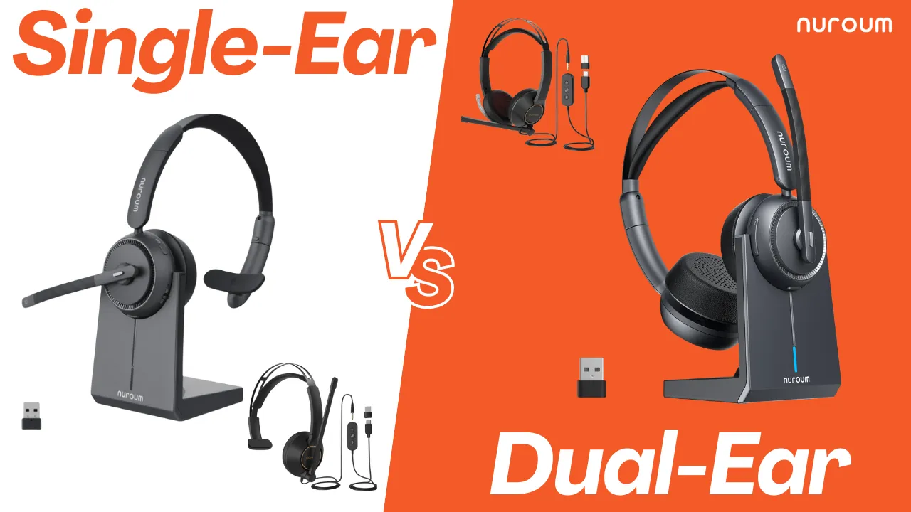 Comparison of single-ear and dual-ear Bluetooth headsets used in office, warehouse, and trucker work environments