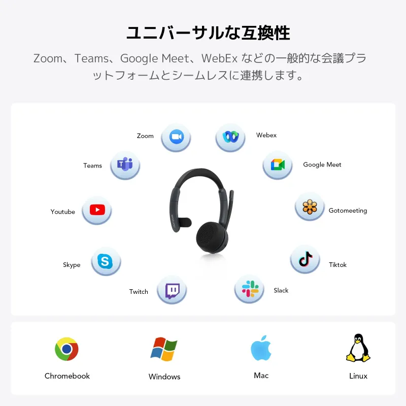 HP31S片耳Bluetoothヘッドセット・ノイズゼロ通話を実現