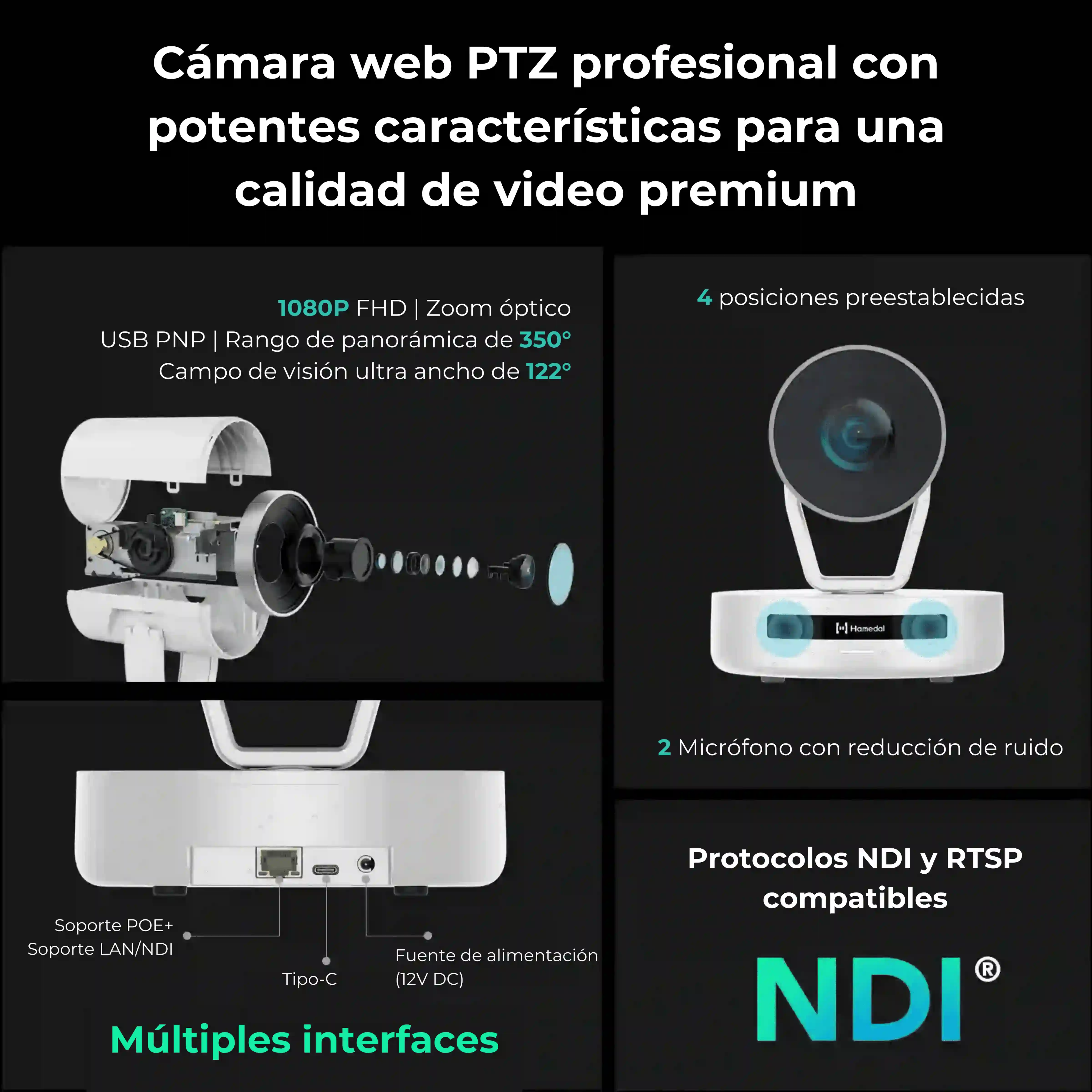 A15*2+V403 Solución para salas de conferencias Plus | Altavoz Bluetooth Audio Pro para una comunicación clara como el cristal