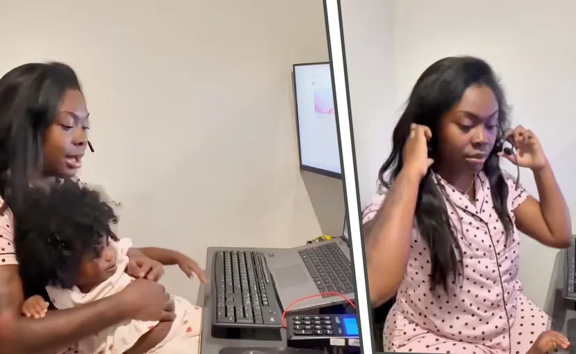 wfh mom